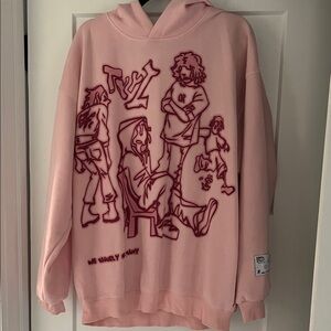 Aelfric Eden Pink Graphic Hoodie size XL